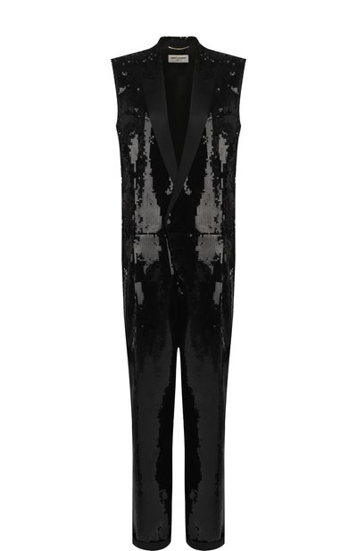 Женский комбинезон с отделкой пайетками SAINT LAURENT, арт. 514607/Y085W