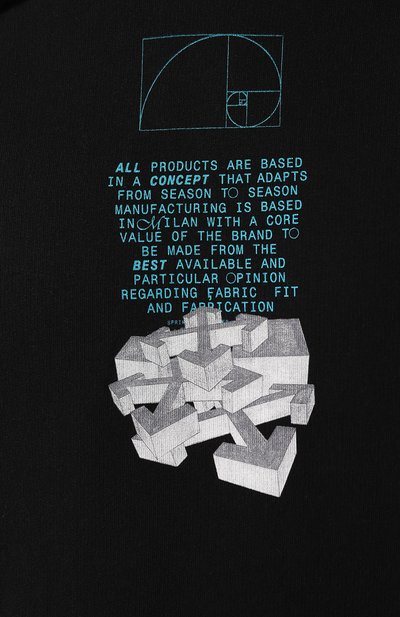 Хлопковое худи OFF-WHITE, арт. 0MBB057R20E300051001, фото 5