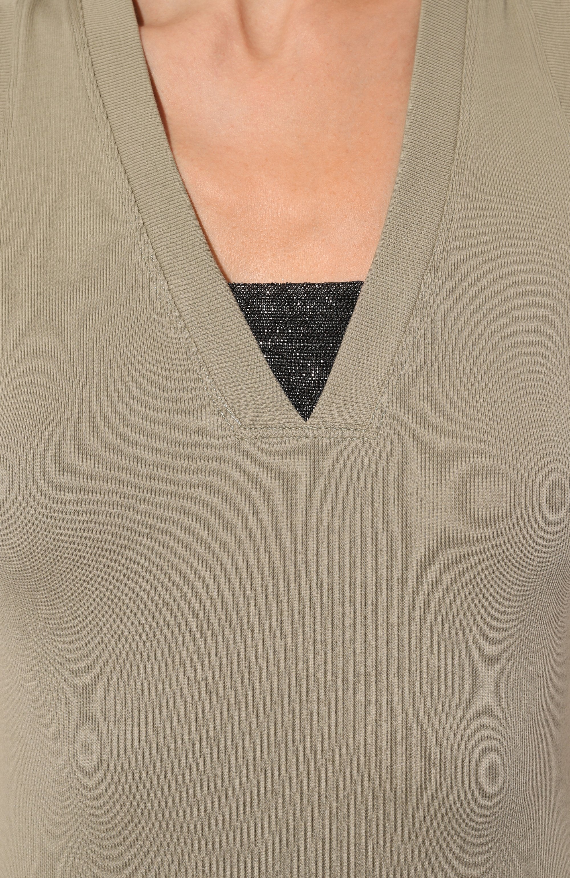 Хлопковый топ BRUNELLO CUCINELLI, арт. M0TC8EL672, фото 5