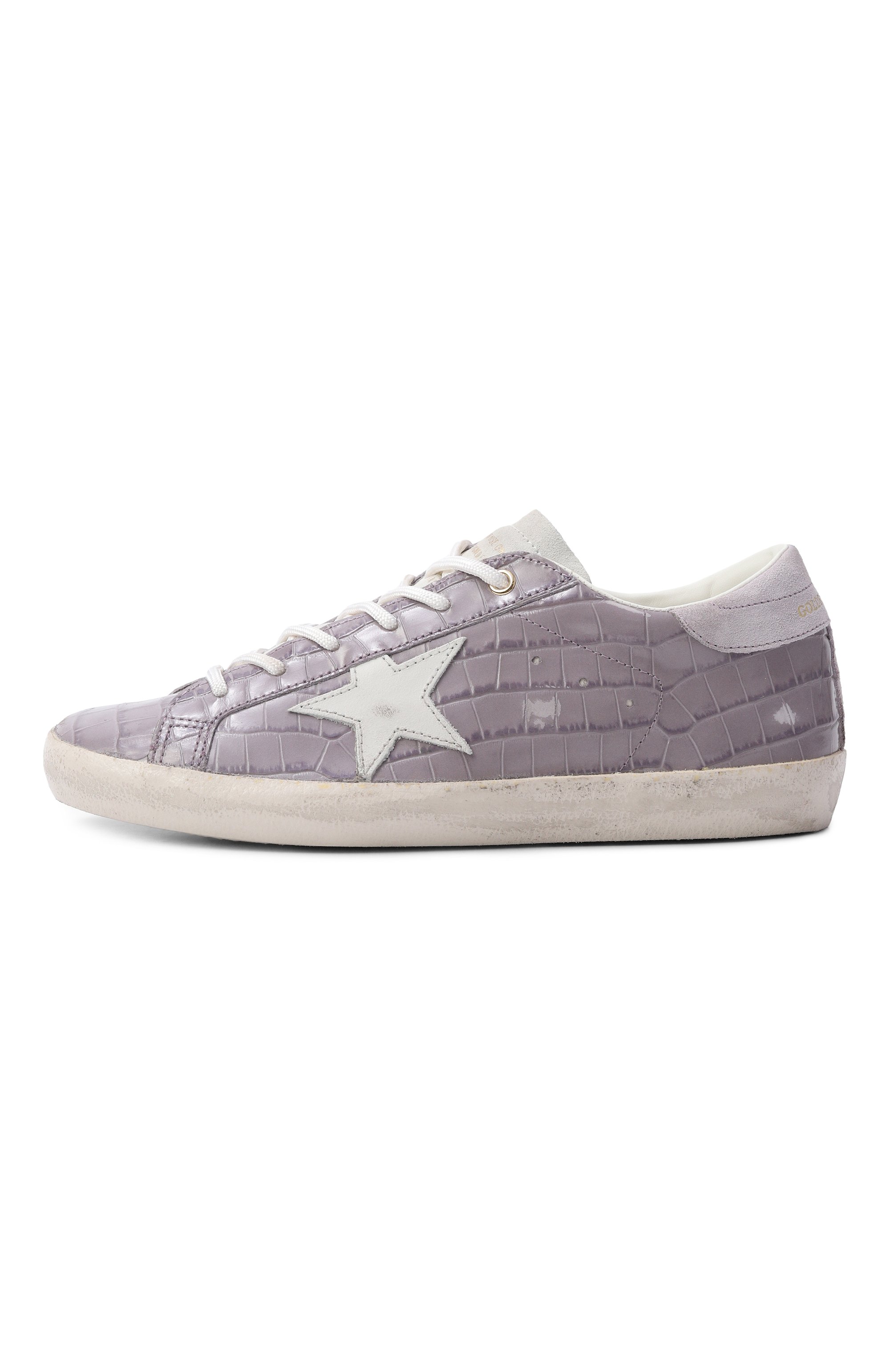Кожаные кеды super-star GOLDEN GOOSE DELUXE BRAND, арт. GWF01002.F008118, фото 4