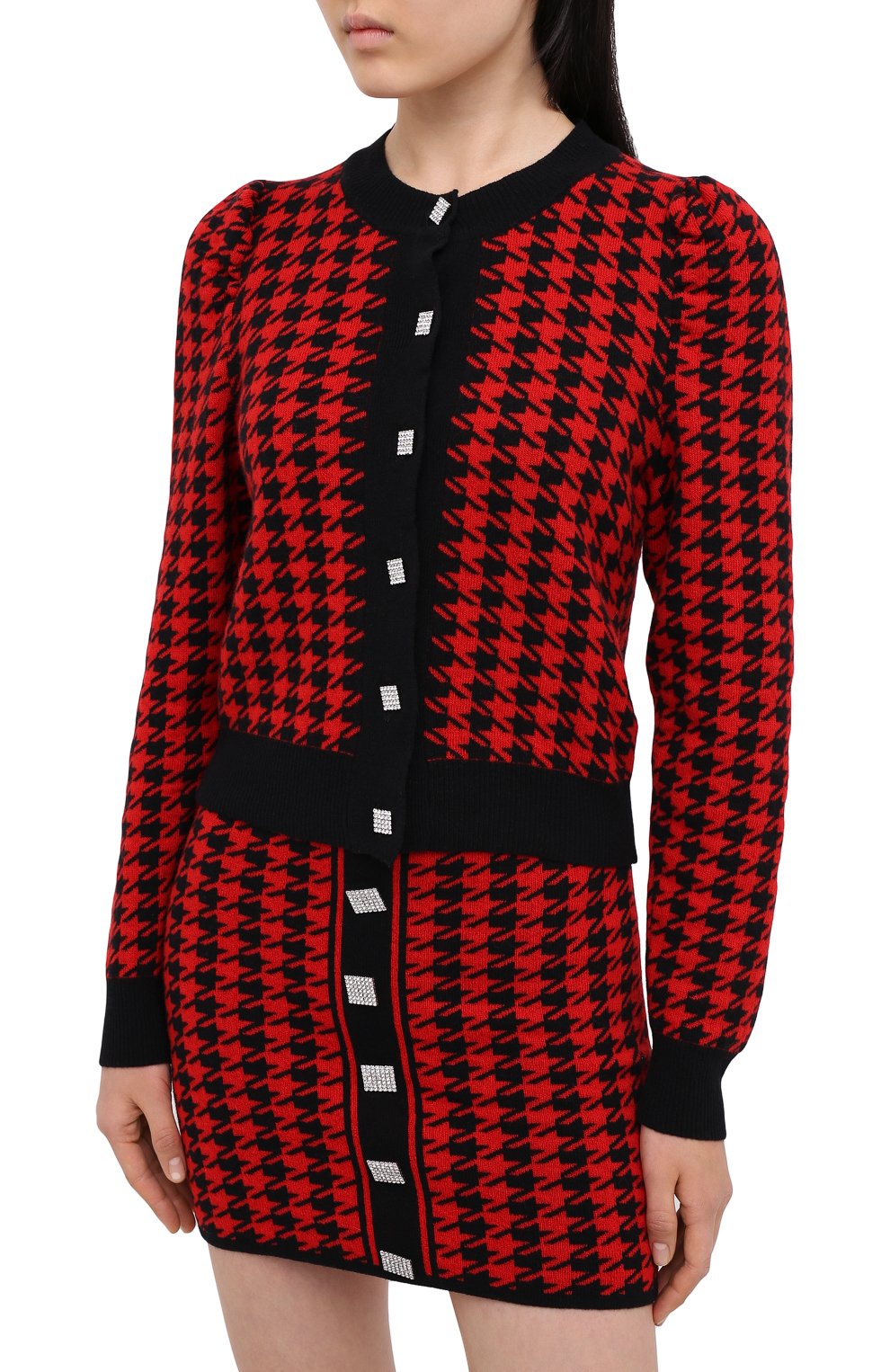 Шерстяной кардиган GIUSEPPE DI MORABITO красного цвета по цене 28550 руб., арт. PF20048KN-132-PDP, фото 3 Шерстяной кардиган GIUSEPPE DI MORABITO, арт. PF20048KN-132-PDP, фото 3