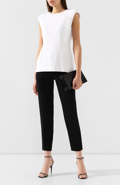 Топ из вискозы DRIES VAN NOTEN белого цвета по цене 69950 руб., арт. 191-10790-7177, фото 2 Топ из вискозы DRIES VAN NOTEN, арт. 191-10790-7177, фото 2