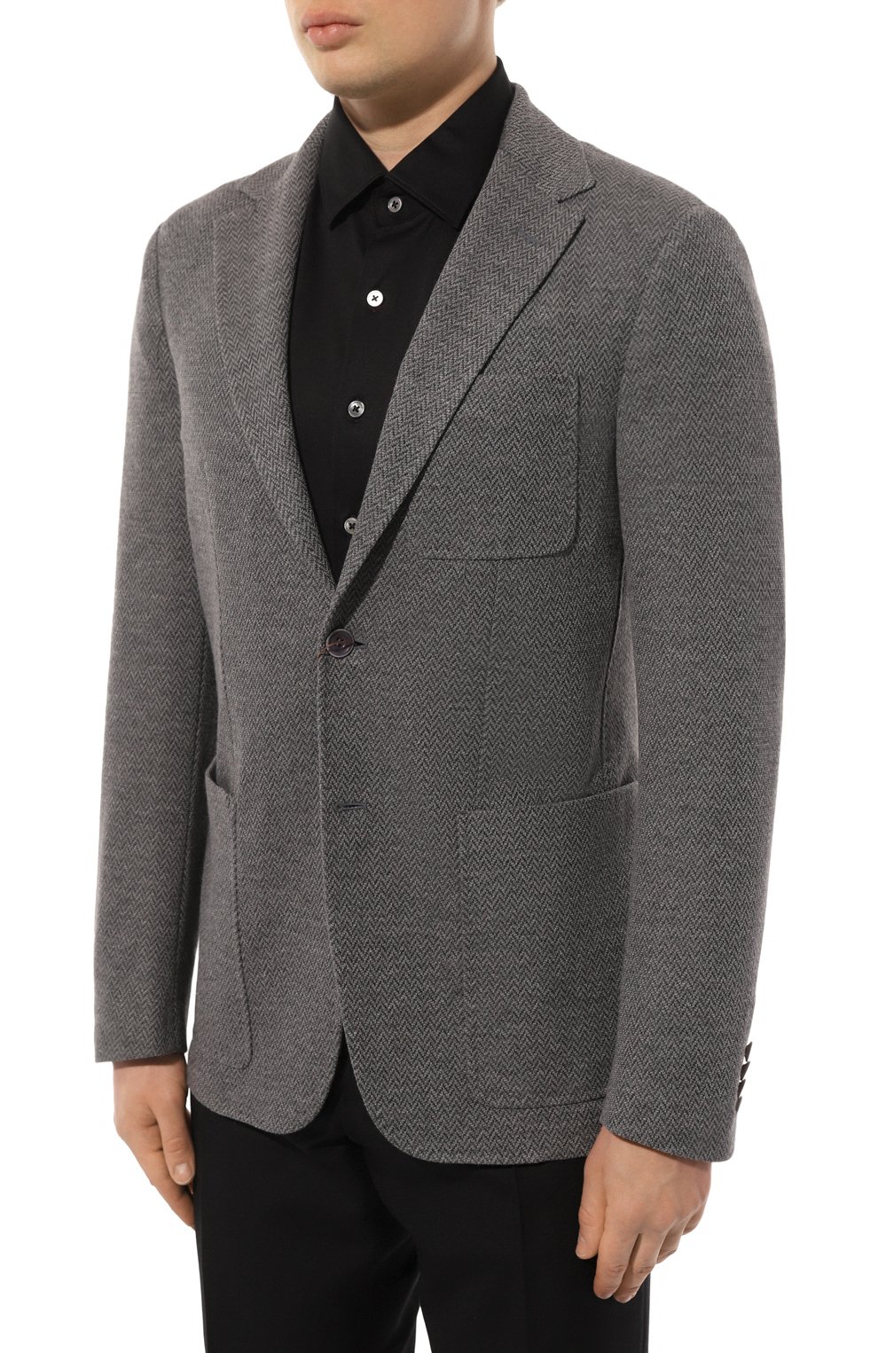Пиджак из хлопка и шерсти CANALI, арт. J0147/JJ02161, фото 3