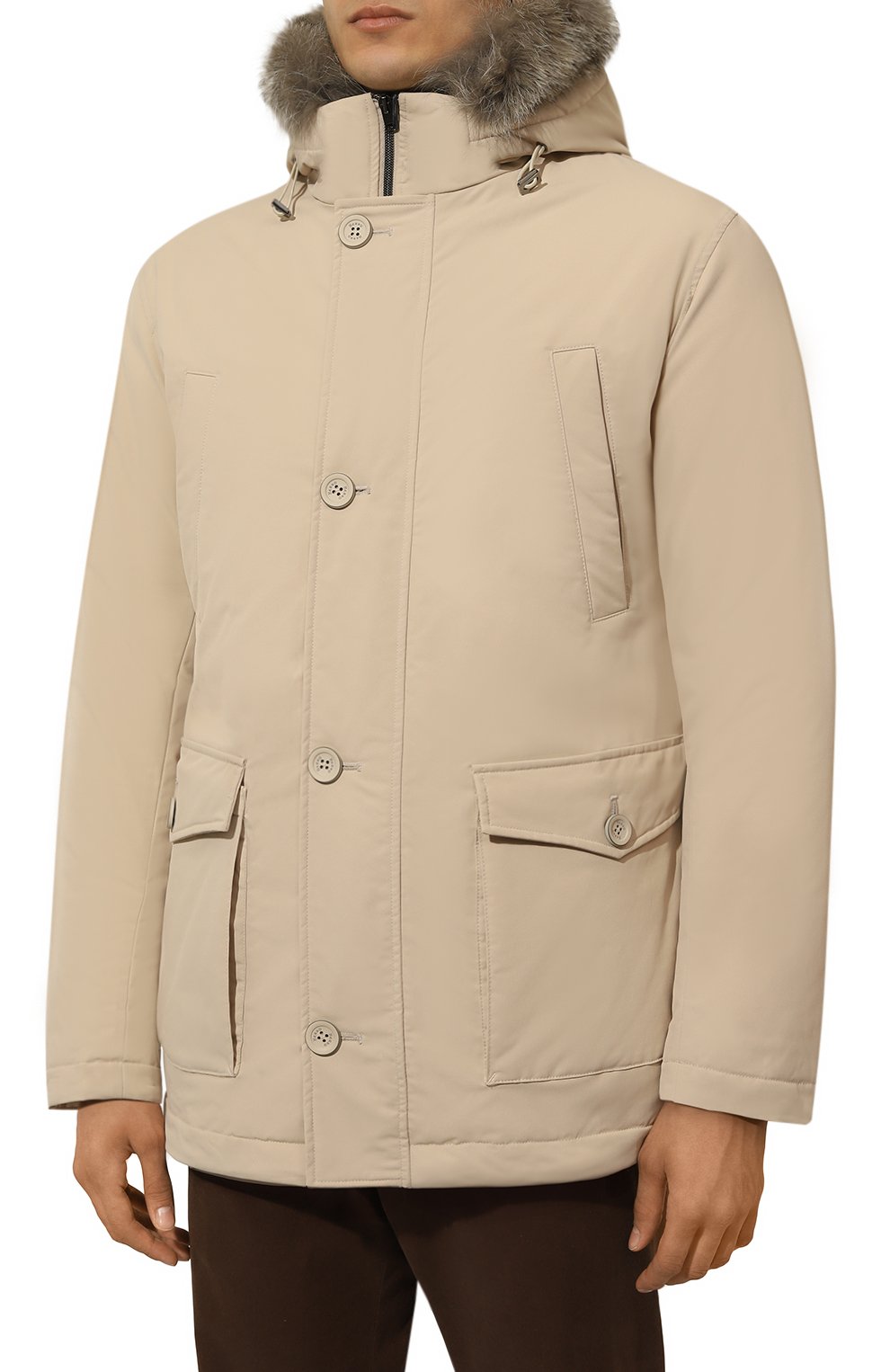 Пуховик с отделкой из койота HERNO, арт. PI000940U/12343, фото 3