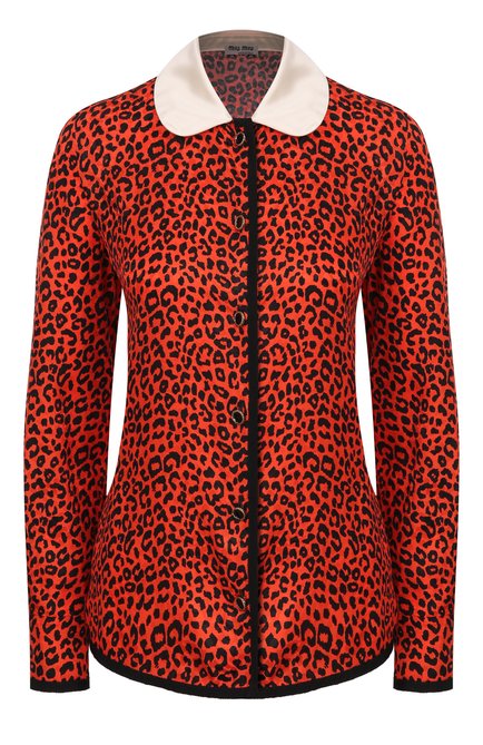 Женская шелковая блузка MIU MIU, арт. MK1418-1V89-F0D17