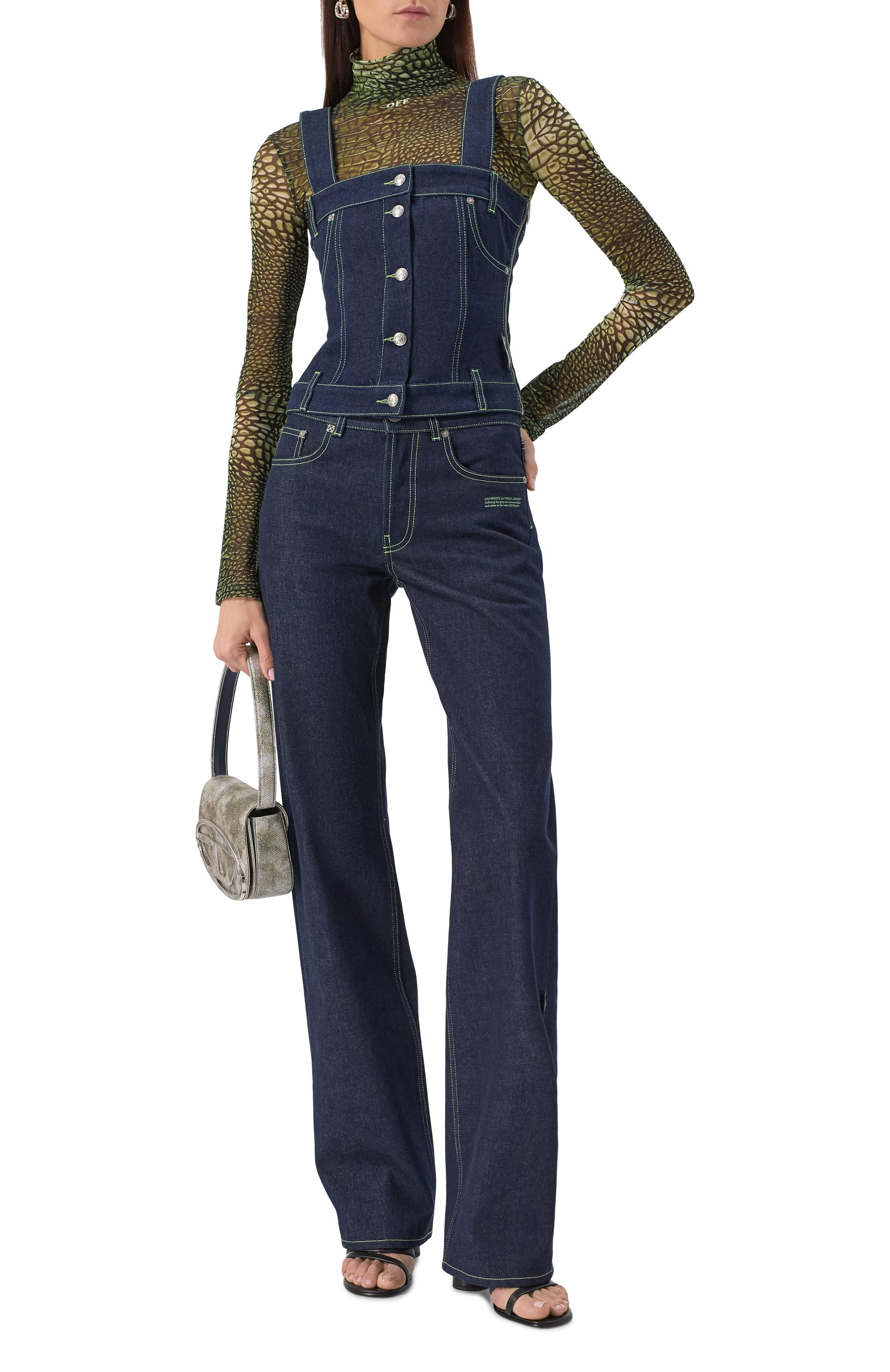 Джинсы OFF-WHITE, арт. 0WYA069S25DEN001, фото 2