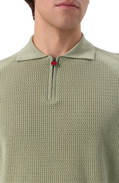 Хлопковое поло KITON, арт. UMK064902, фото 5