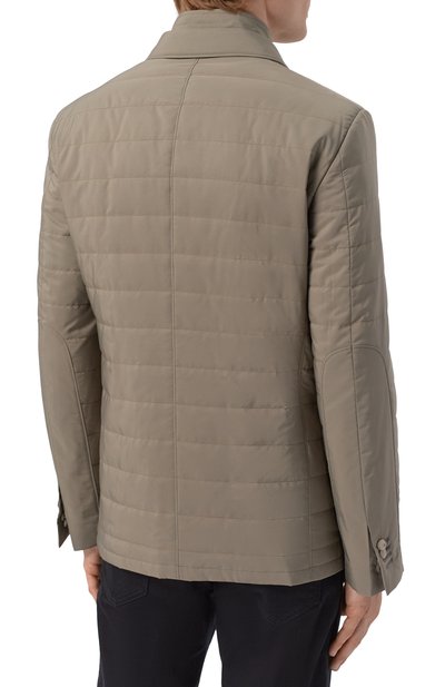 Утепленная куртка CORNELIANI хаки цвета по цене 170500 руб., арт. 276S24/2713051, фото 4 Утепленная куртка CORNELIANI, арт. 276S24/2713051, фото 4