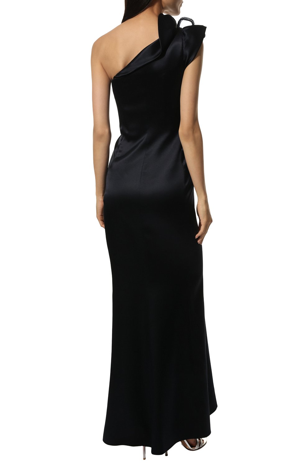 Шелковое платье GIORGIO ARMANI темно-синего цвета по цене 755000 руб., арт. 9WHVR018/T01AL, фото 4 Шелковое платье GIORGIO ARMANI, арт. 9WHVR018/T01AL, фото 4