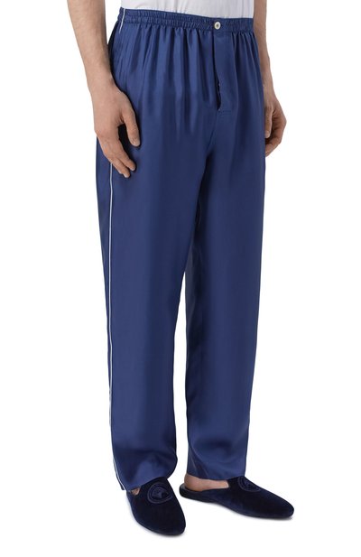 Шелковые брюки KITON, арт. UNWT005K0761H, фото 3