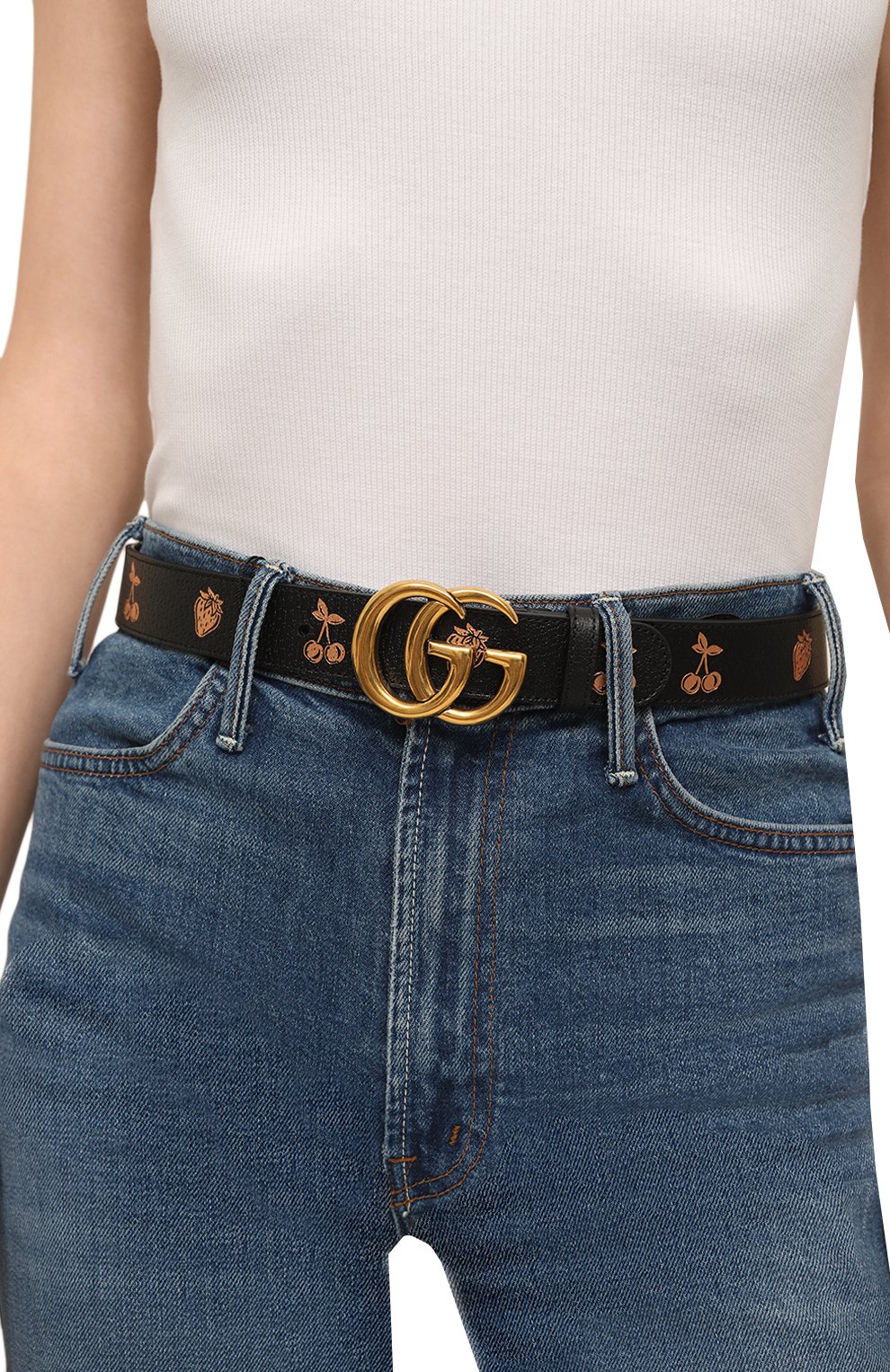 Кожаный ремень GUCCI, арт. 625839 1T5ZC, фото 2