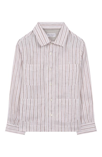 Льняная рубашка BRUNELLO CUCINELLI, арт. BM685C307A