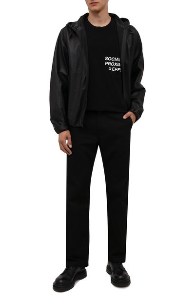 Хлопковая футболка RTA, арт. MF21-A346-0025BLKS0, фото 2