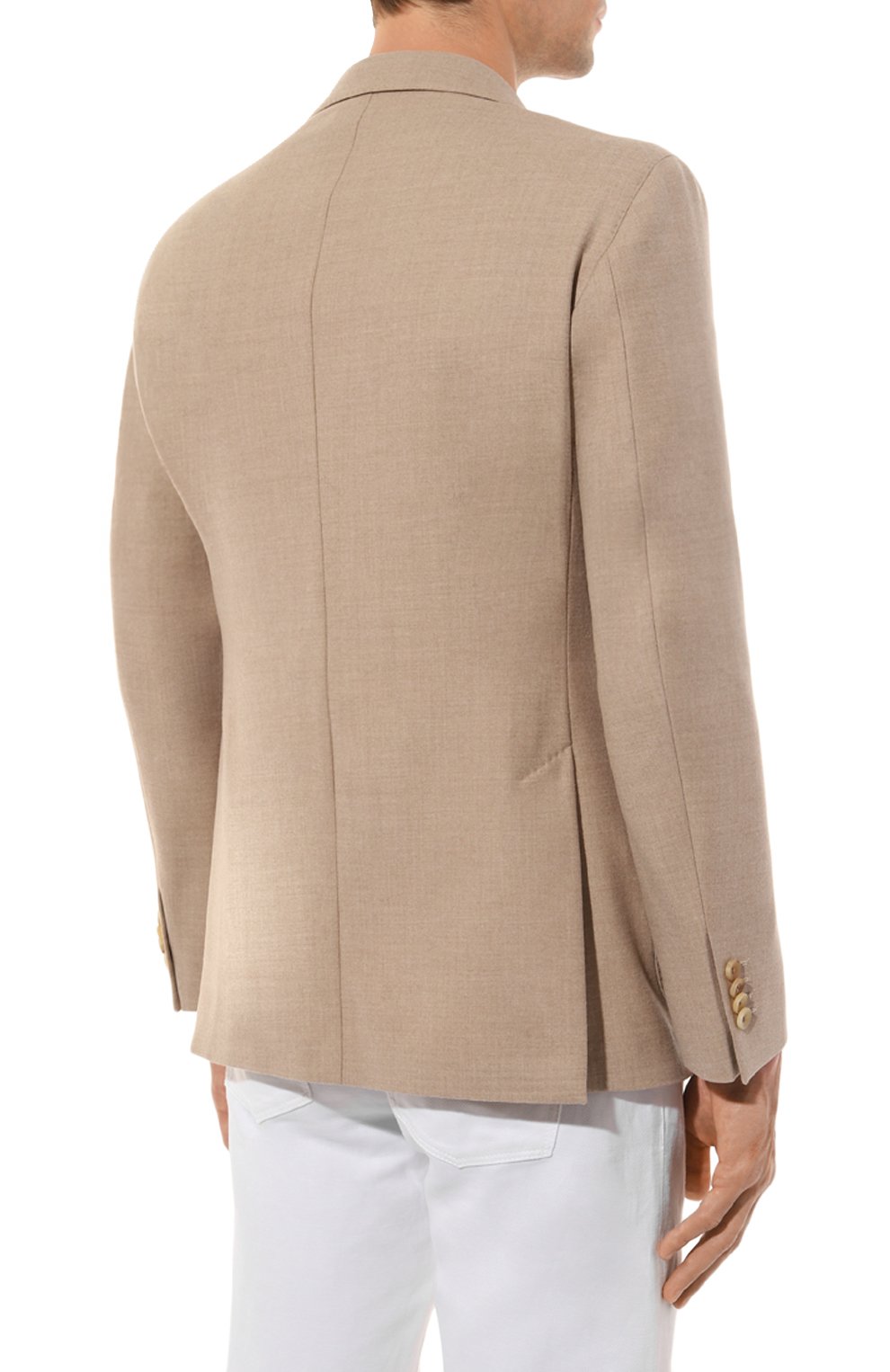 Шерстяной пиджак L.B.M. 1911 бежевого цвета по цене 142000 руб., арт. 2411/44553, фото 6 Шерстяной пиджак L.B.M. 1911, арт. 2411/44553, фото 6
