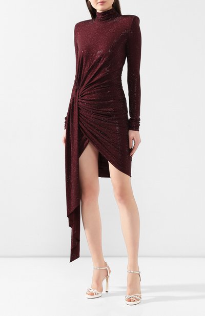 Платье с оборкой ALEXANDRE VAUTHIER, арт. 201DR1221B 0191-1029B, фото 3