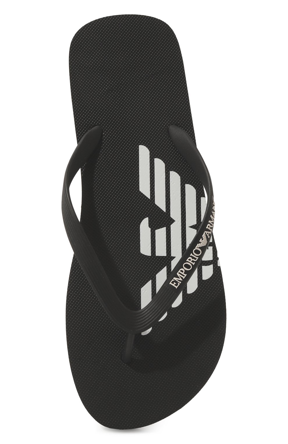 Шлепанцы EMPORIO ARMANI черного цвета по цене 7955 руб., арт. XVQS08/XN746, фото 6 Шлепанцы EMPORIO ARMANI, арт. XVQS08/XN746, фото 6