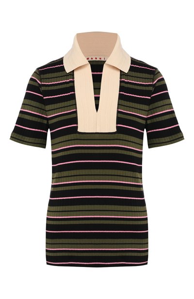 Женский хлопковый топ MARNI, арт. THJE0156EL/TCY50