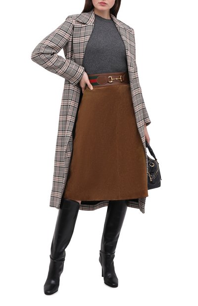 Замшевая юбка GUCCI, арт. 626888/XNAK3, фото 2