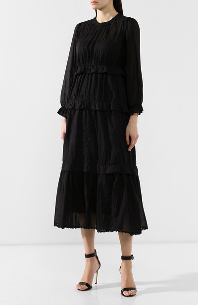 Хлопковое платье ISABEL MARANT ETOILE, арт. R01283-19P023E/AB0NI, фото 3