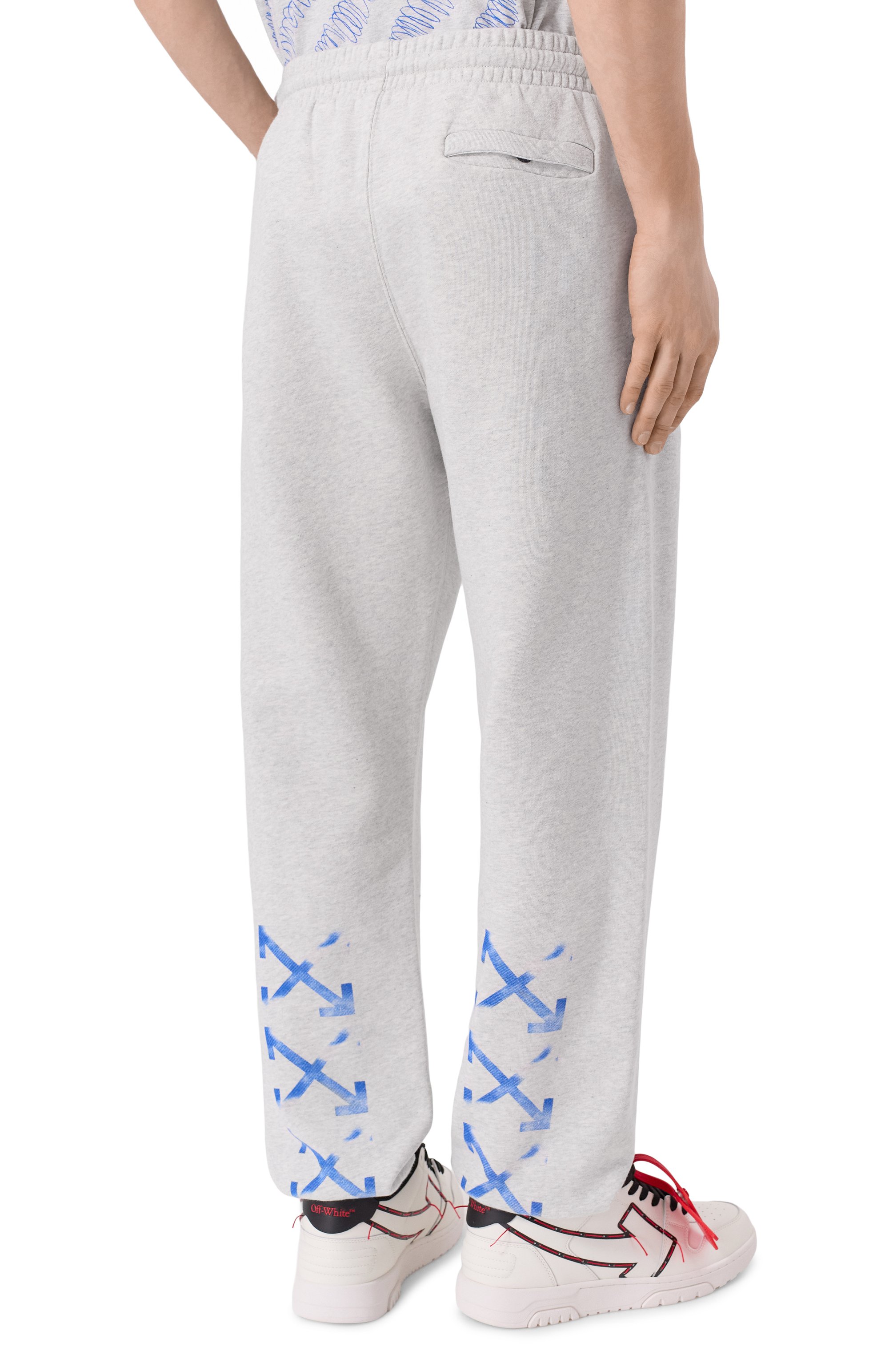 Хлопковые джоггеры OFF-WHITE, арт. 0MCH057F25FLE003, фото 4