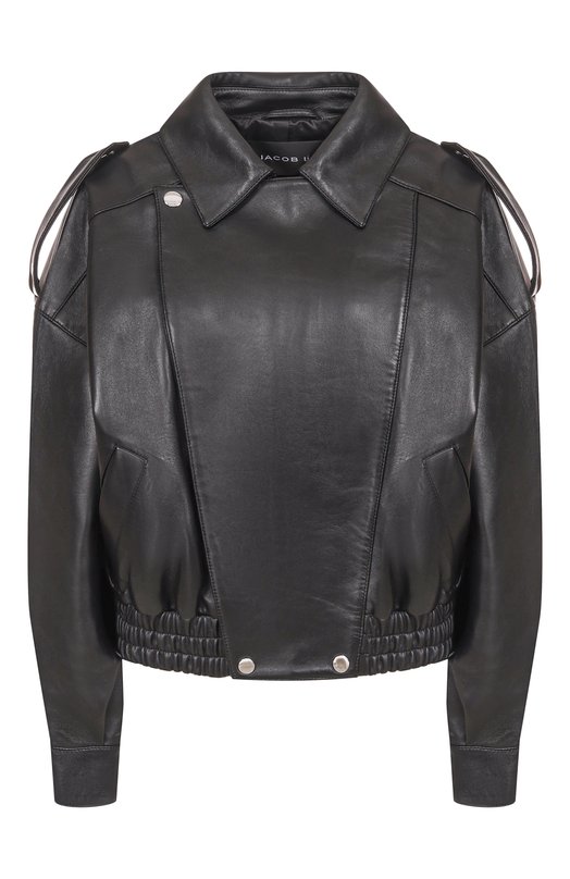Кожаная куртка Jacob Lee WLJ20128AW25B-MK Чёрный WLJ20128AW25B-MK