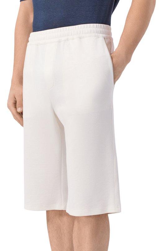 Шорты из шелка и хлопка MVST M26.2PM.T007/GELS0 12335.018 Белый  M26.2PM.T007/GELS0 12335.018 Фото 3