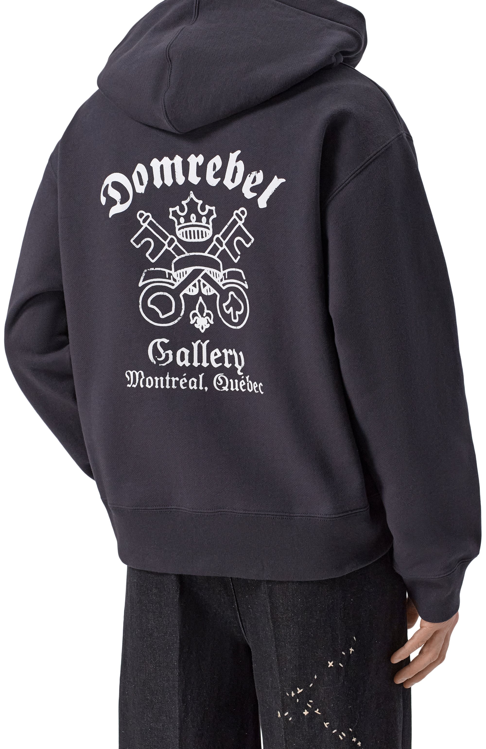 Хлопковая толстовка DOMREBEL, арт. M KEYS/ZIP H00DIE, фото 4