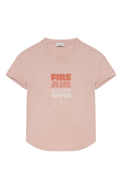 Хлопковая футболка BRUNELLO CUCINELLI, арт. B0T81T485B