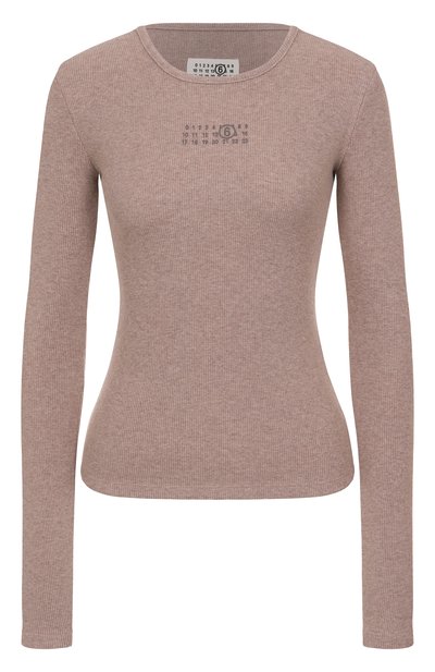 Лонгслив из хлопка и шерсти MM6, арт. S52NH0029/M20122, фото 1