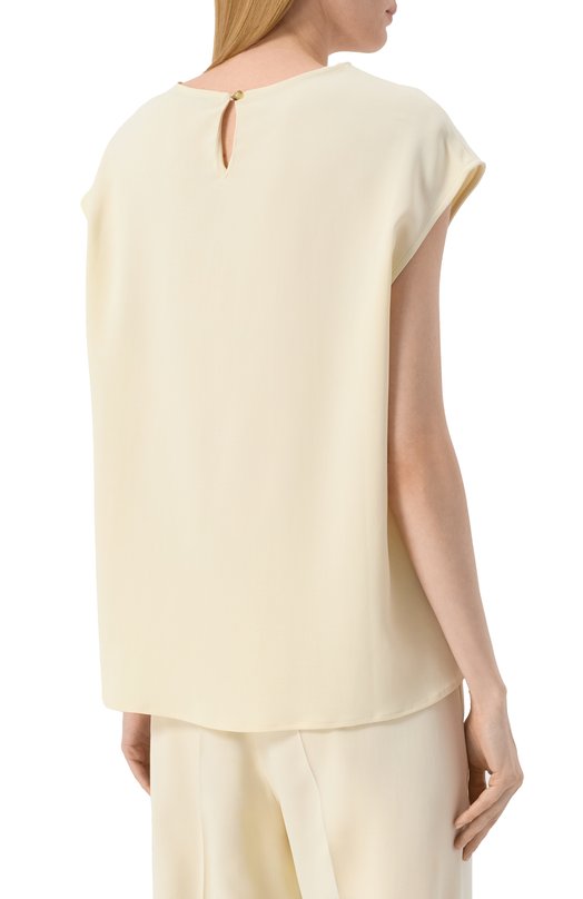 Топ из вискозы ASCENO C0RE_T034F25 Кремовый  C0RE_T034F25 Фото 4