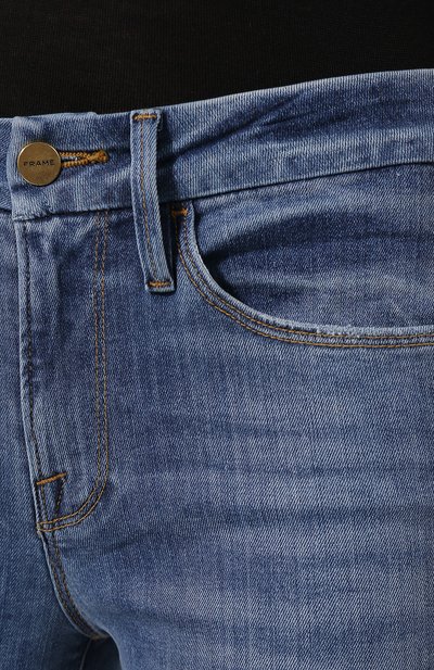 Джинсы FRAME DENIM голубого цвета по цене 28750 руб., арт. LMB865, фото 5 Джинсы FRAME DENIM, арт. LMB865, фото 5