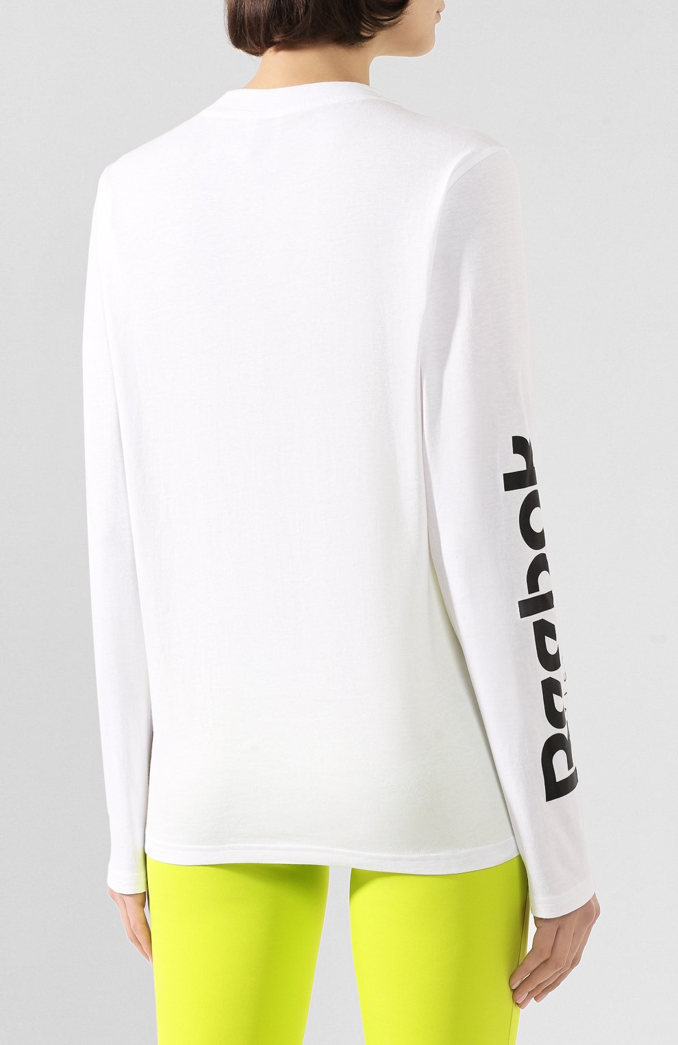Лонгслив reebok x victoria beckham REEBOK белого цвета по цене 8980 руб., арт. FM4915, фото 4 Лонгслив reebok x victoria beckham REEBOK, арт. FM4915, фото 4