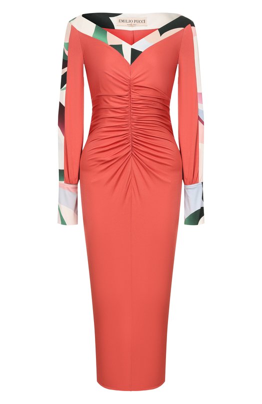 

Шелковое платье Emilio Pucci, Розовый