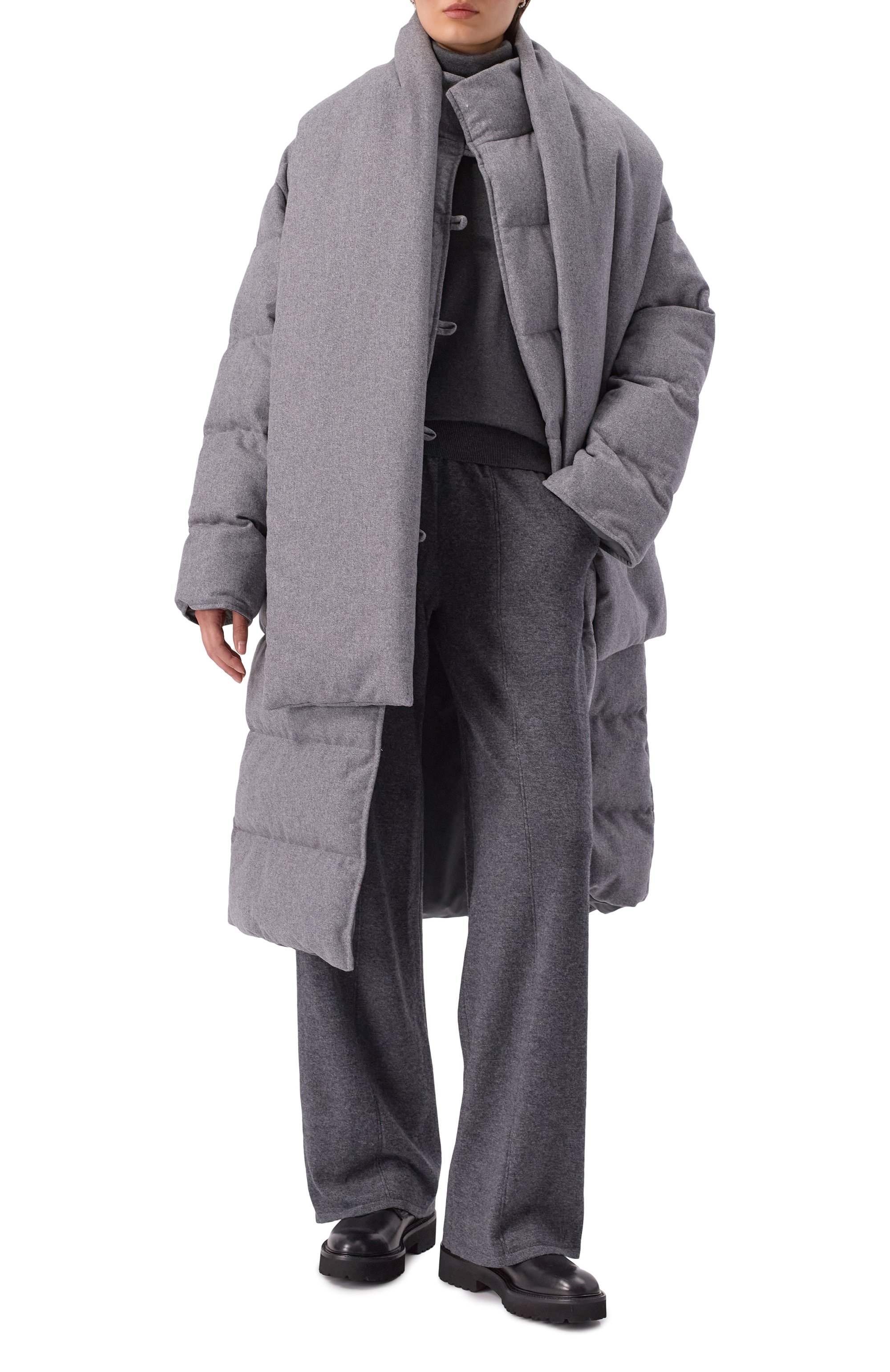 Двусторонний пуховик из шерсти и лиоцелла BOSS, арт. 50546820, фото 2