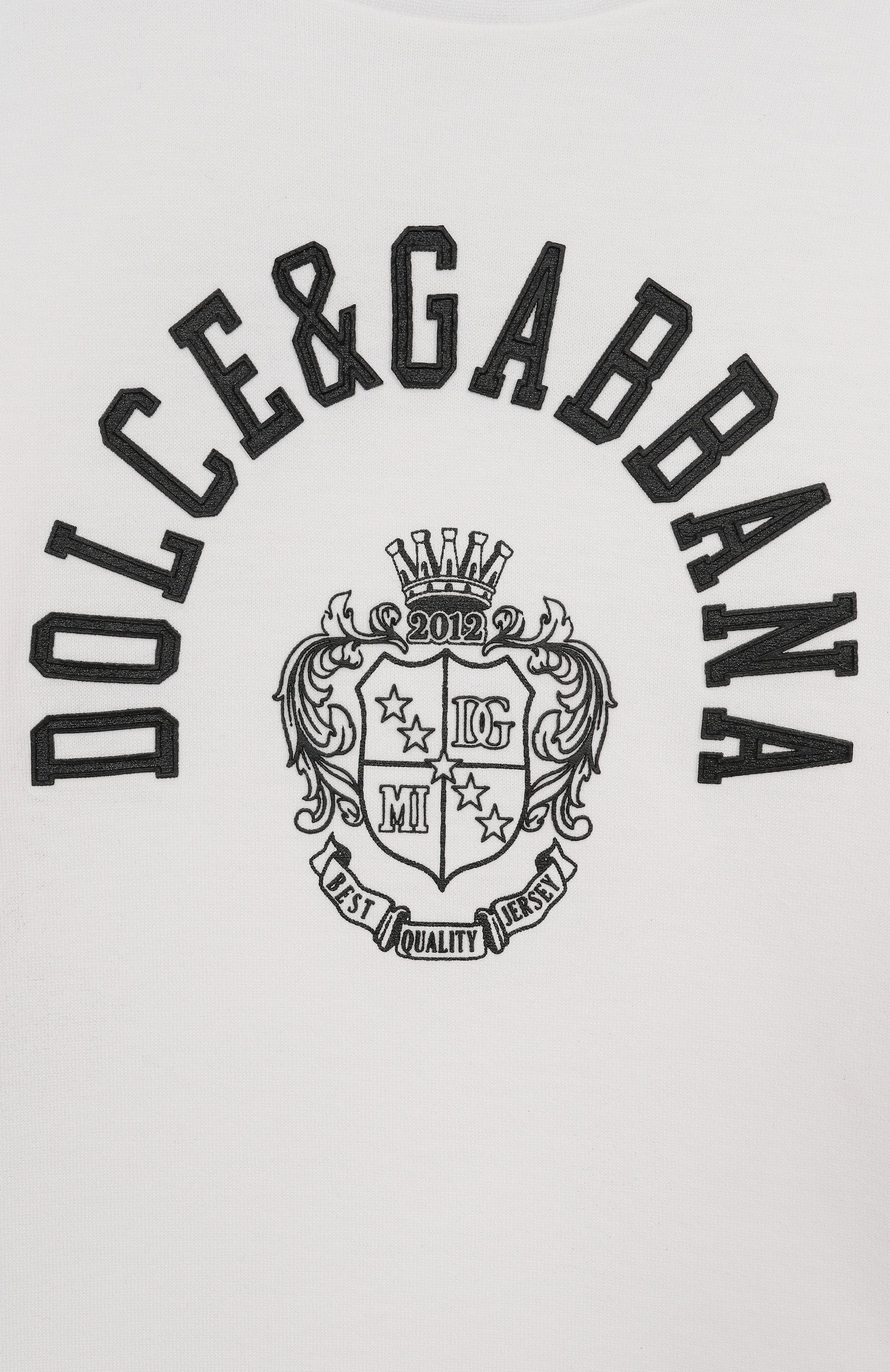 Хлопковая футболка DOLCE & GABBANA, арт. L1JTEY/G7PT0, фото 3