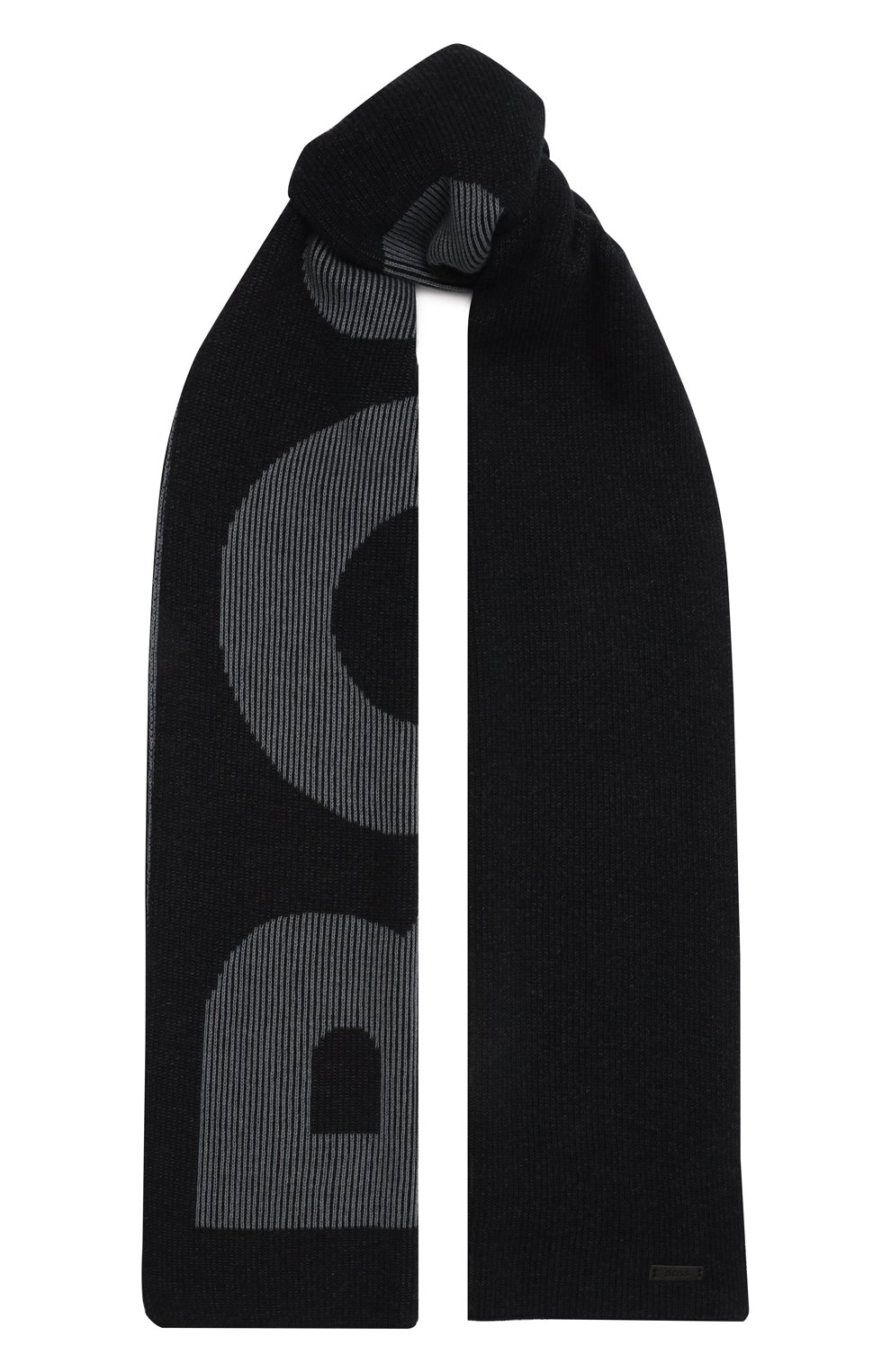 Шарф из хлопка и шерсти BOSS, арт. 50495328, фото 1