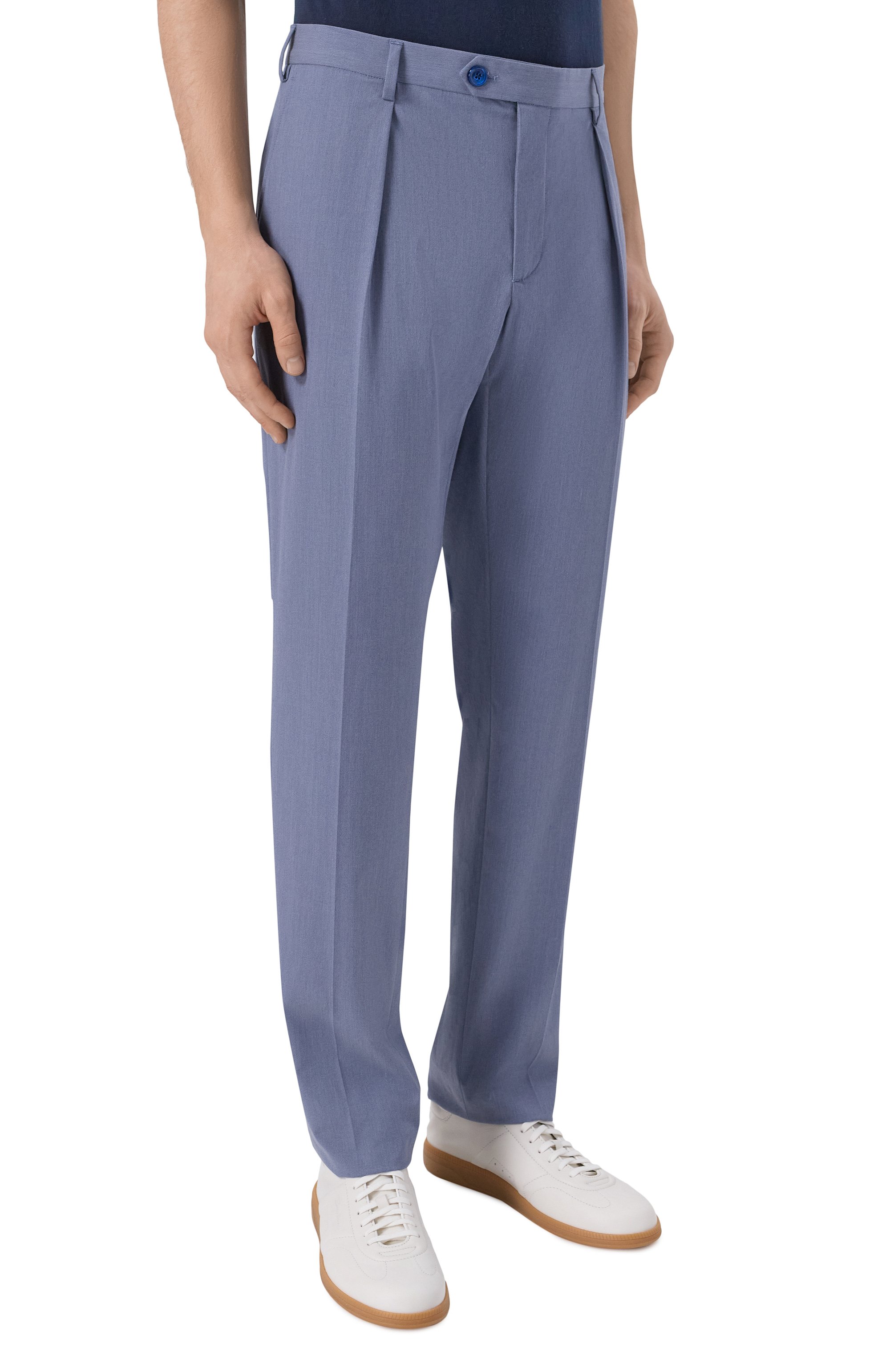 Брюки из хлопка и шелка STEFANO RICCI, арт. M1T6100111/CTKE1U, фото 3