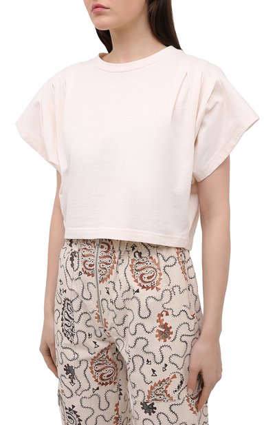 Хлопковая футболка ISABEL MARANT, арт. TS0779-21P027I/ZINALIA, фото 3