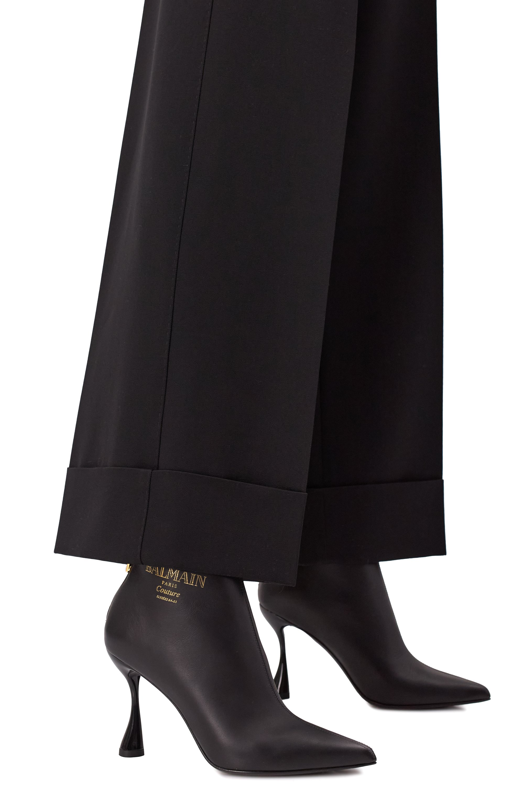 Кожаные ботильоны eden 95 BALMAIN, арт. EN1TE108/LTBC, фото 3