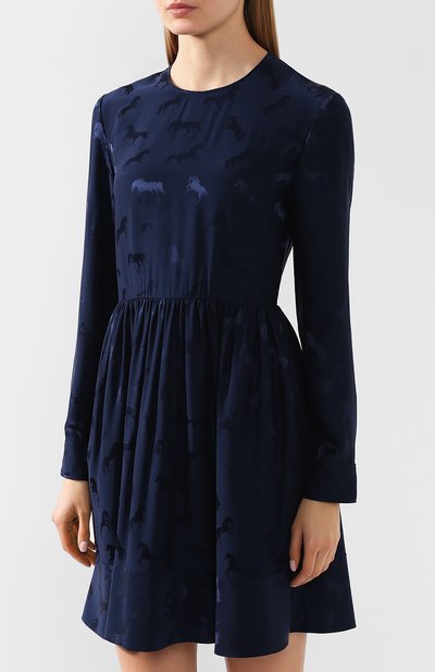 Платье из смеси хлопка и вискозы STELLA MCCARTNEY, арт. 599749/SNA57, фото 3