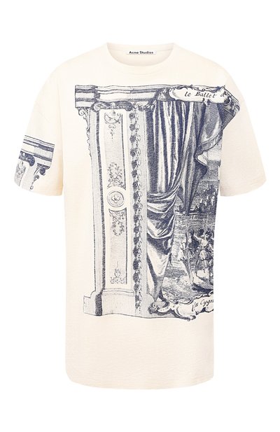 Женская хлопковая футболка ACNE STUDIOS, арт. AL0074