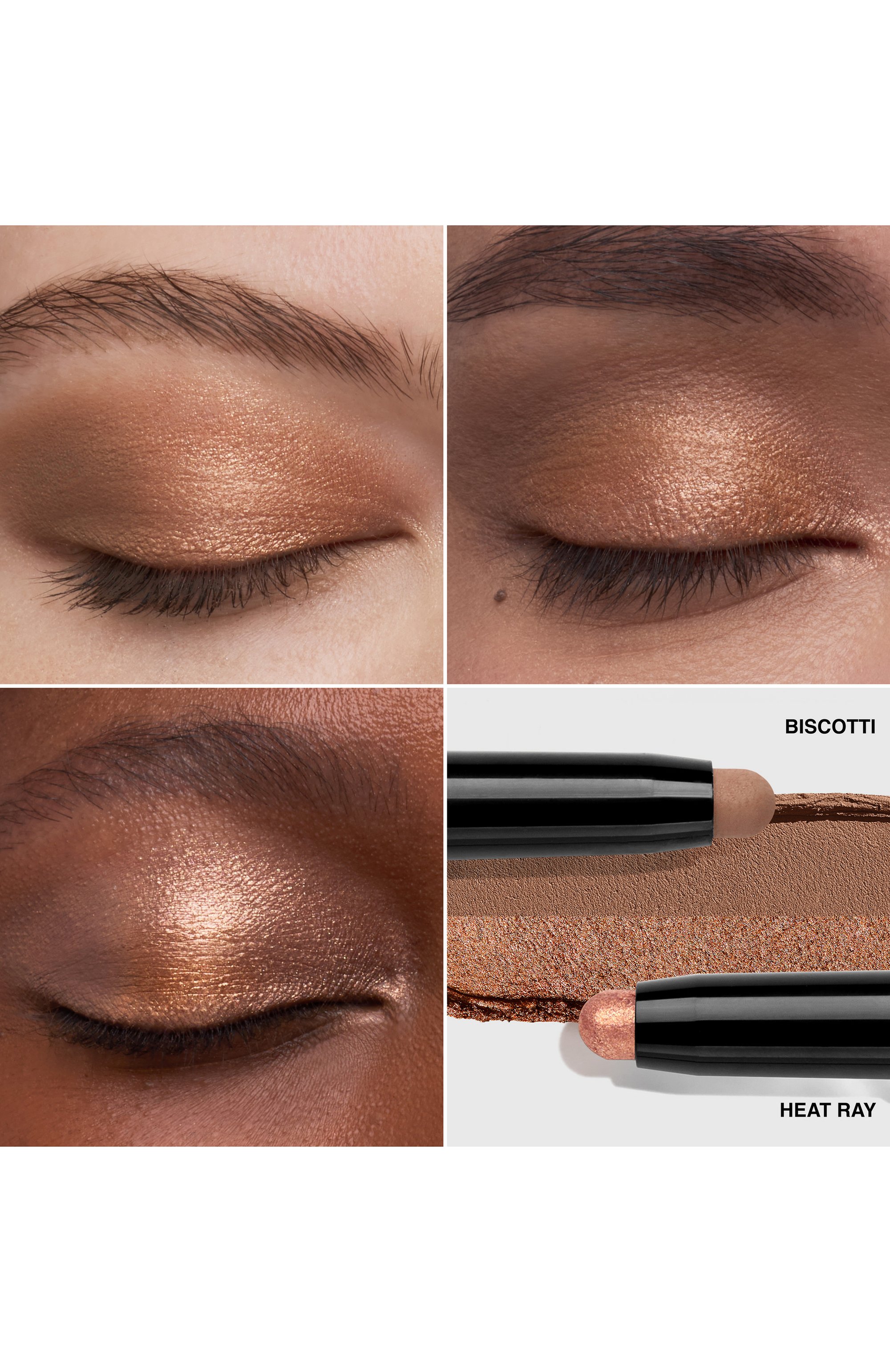 Двусторонние тени-карандаш, оттенок heat ray / biscotti (1,6g) BOBBI BROWN, арт. H6DJ-01, фото 3