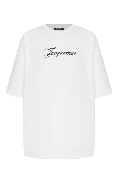 Мужская хлопковая футболка JACQUEMUS, арт. 26ETSM00639/AJ00289