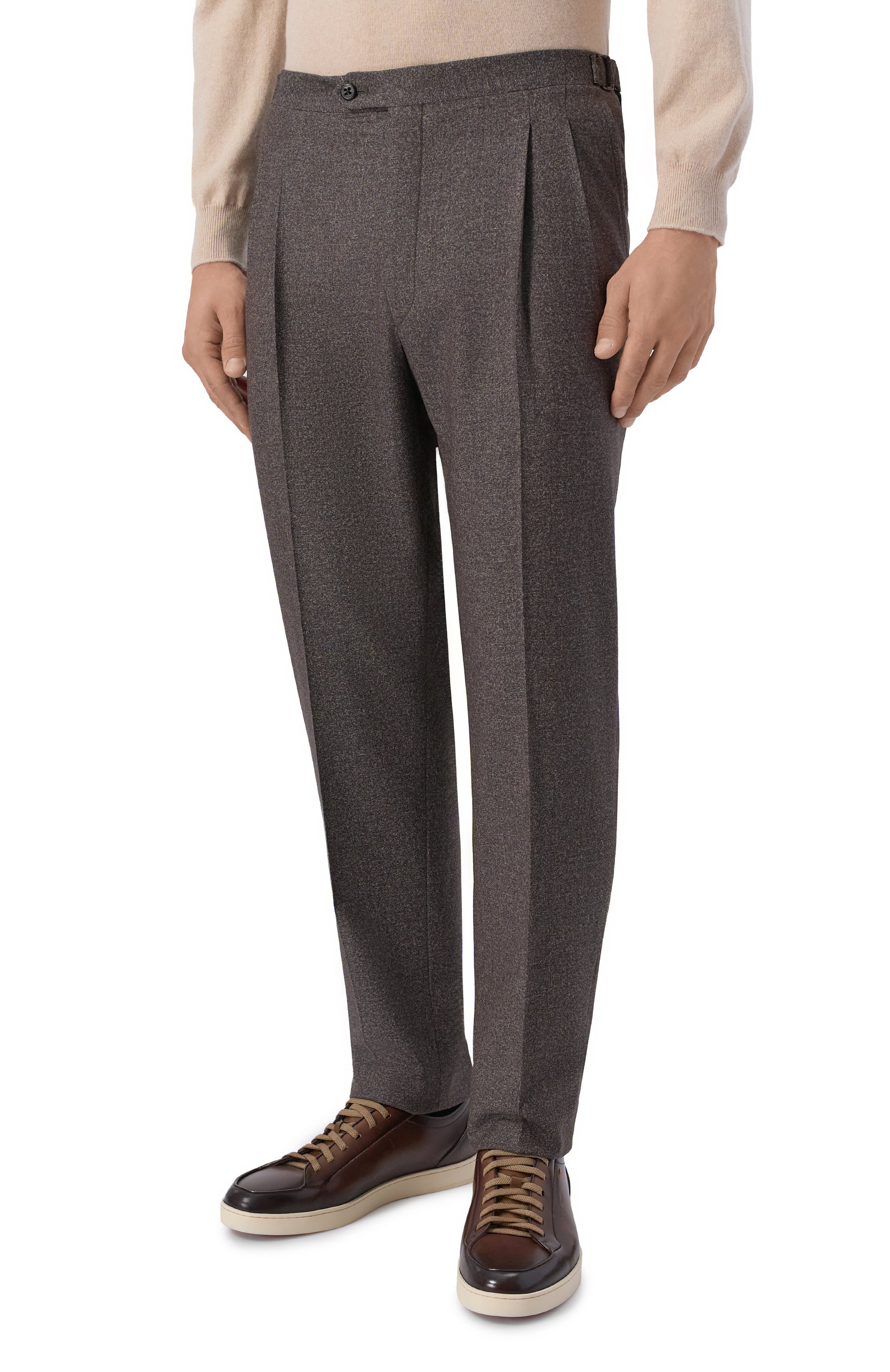 Брюки из шерсти и хлопка CORNELIANI, арт. 284L21/2A18216, фото 3