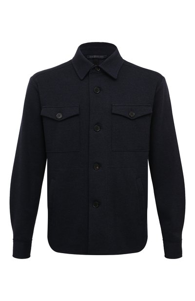 Мужская куртка-рубашка из хлопка и шерсти HARRIS WHARF LONDON, арт. C9320MTF