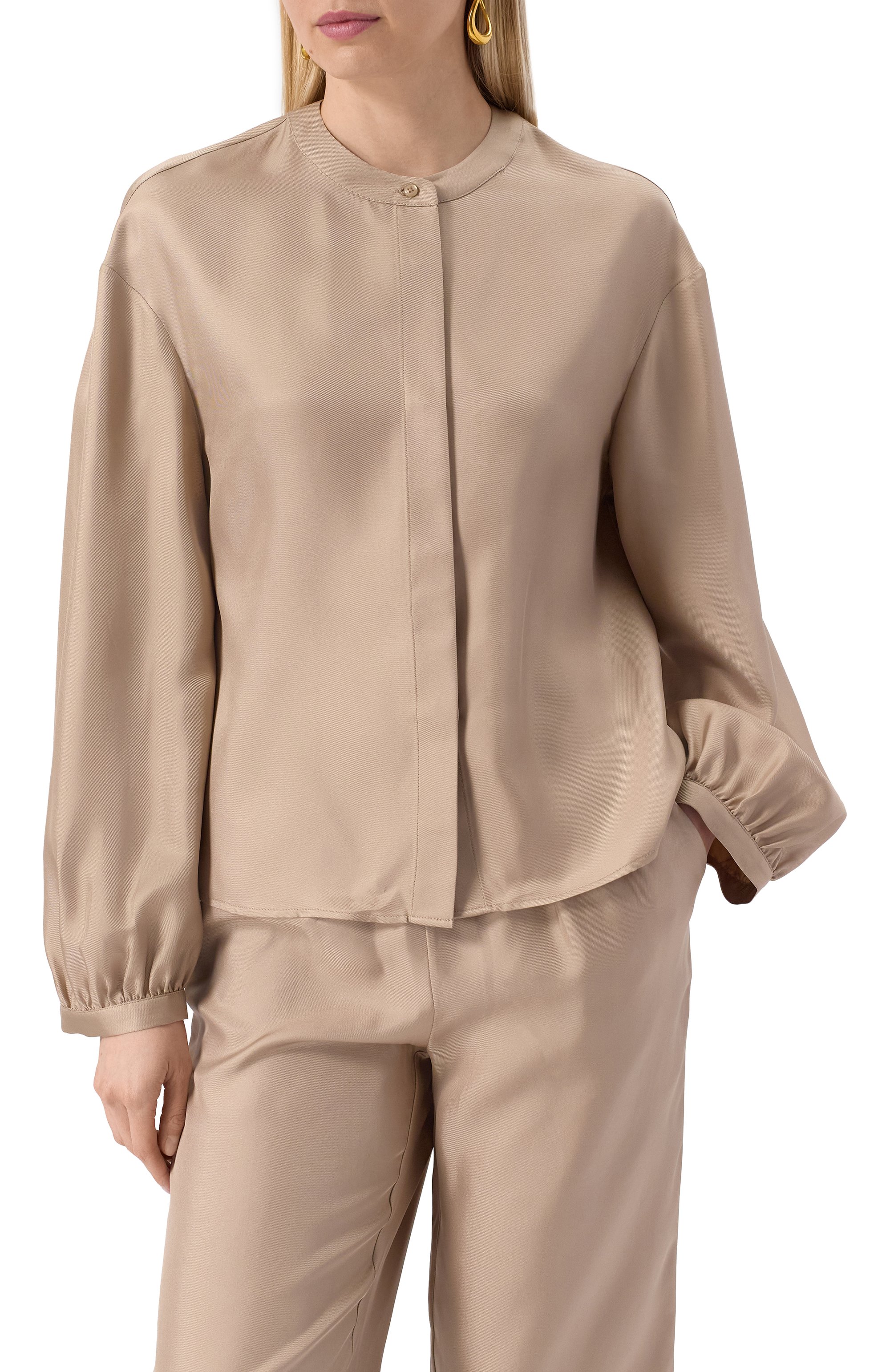 Атласная блузка LOULOU DE SAISON, арт. LEA, фото 3