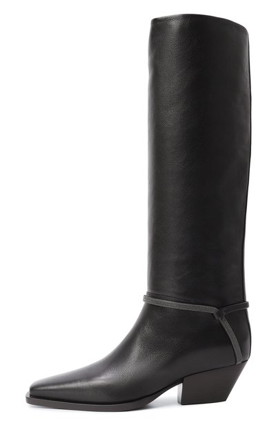 Кожаные сапоги BRUNELLO CUCINELLI, арт. MZ0RC3052, фото 4