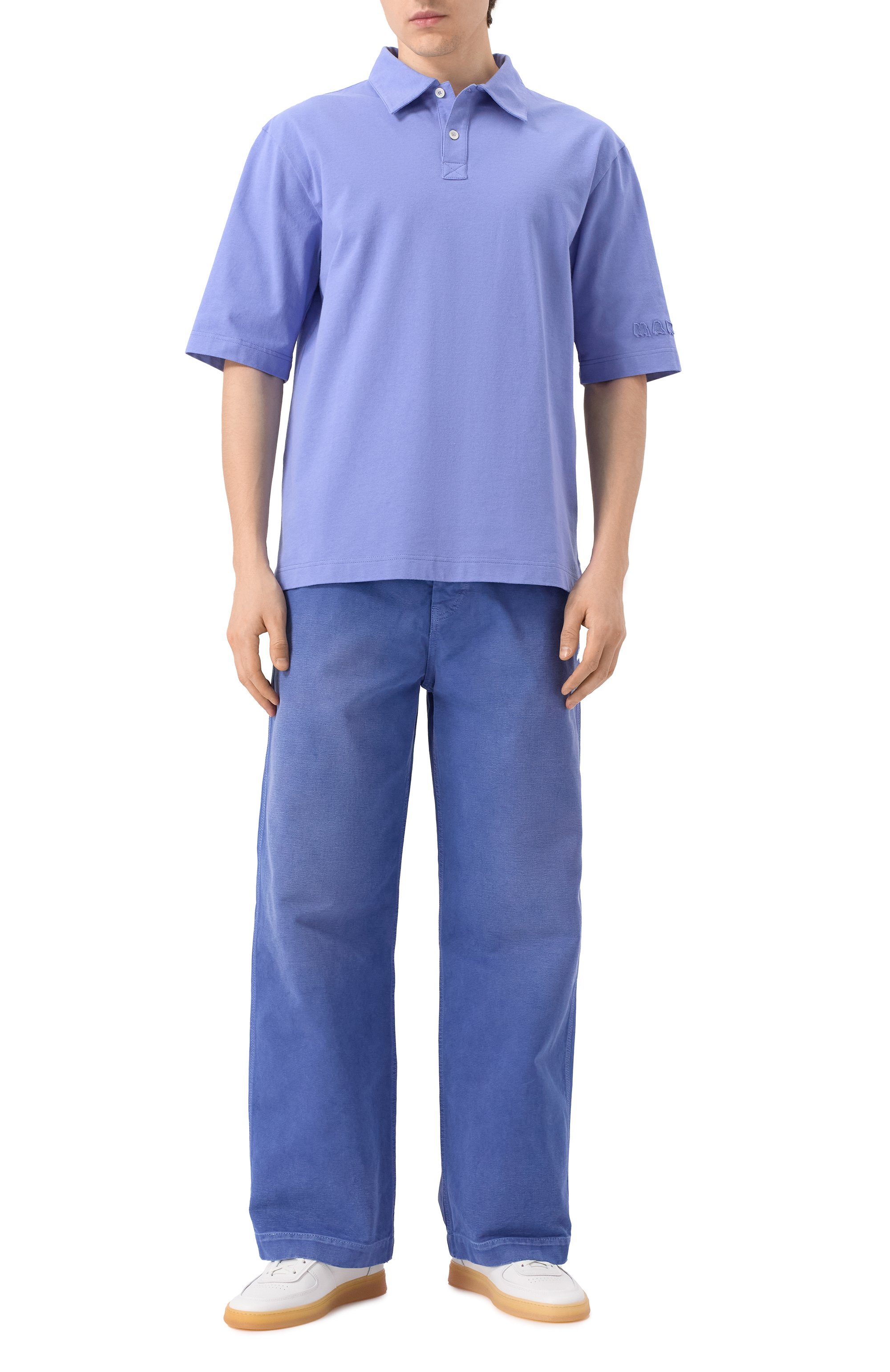 Хлопковое поло MARNI, арт. P0MU0037X0/UTC406, фото 2