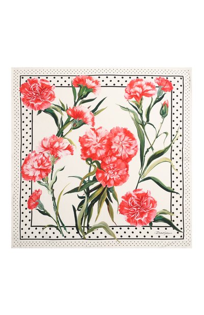 Шелковый платок DOLCE & GABBANA, арт. FN092R/GDAWX, фото 4