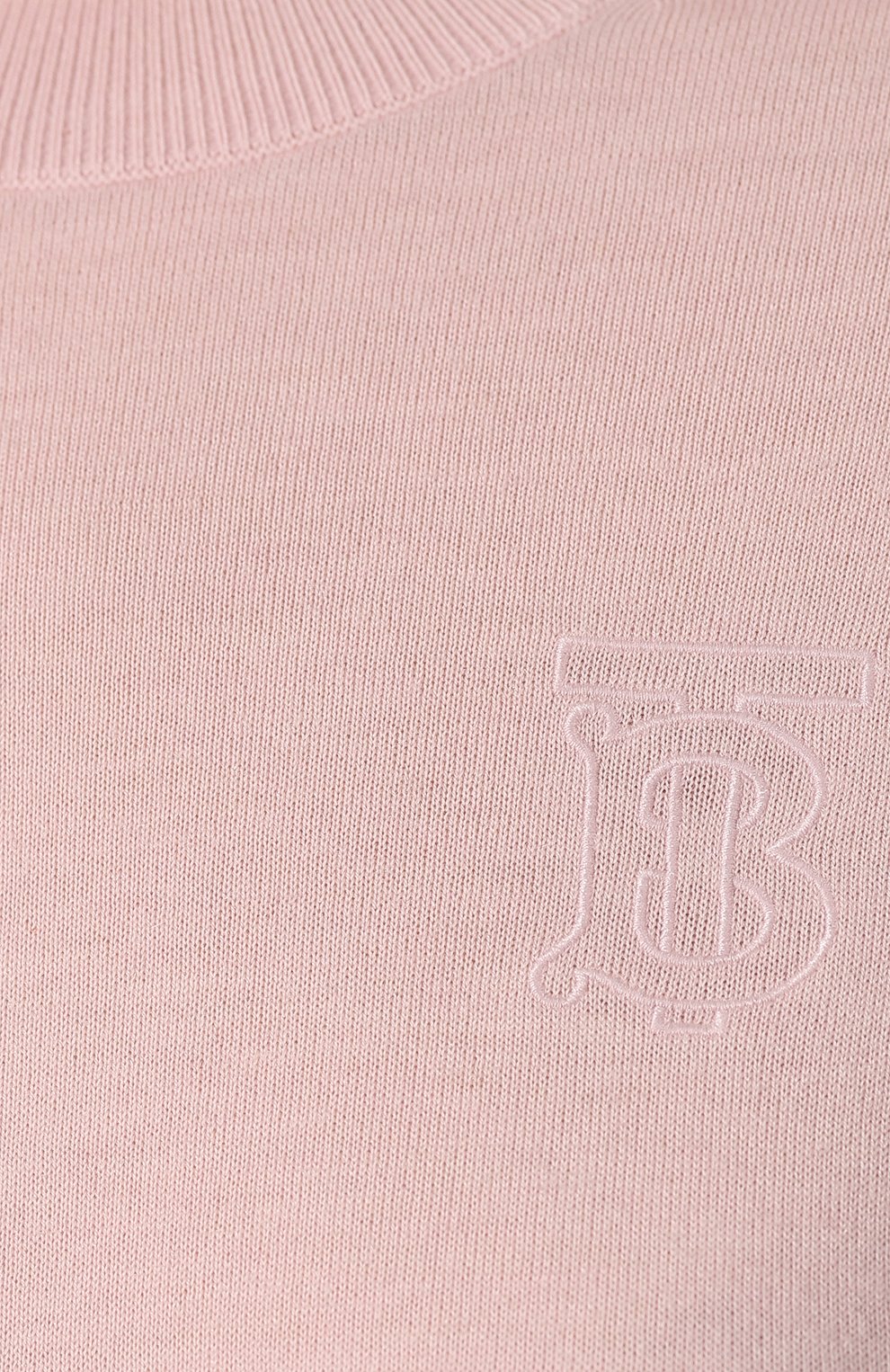 Кашемировый топ BURBERRY розового цвета по цене 58400 руб., арт. 8008915, фото 5 Кашемировый топ BURBERRY, арт. 8008915, фото 5